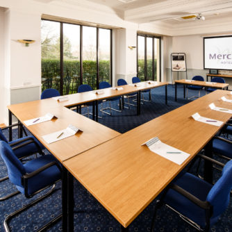 Central park west meeting room at Mercure Bradford Bankfield Hotel