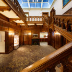 The stairwell and lobby at Mercure Bradford Bankfield Hotel